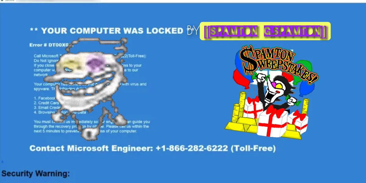 VIRUS ALERT: [[Spamton G.Spamton in the area, baby]]!!