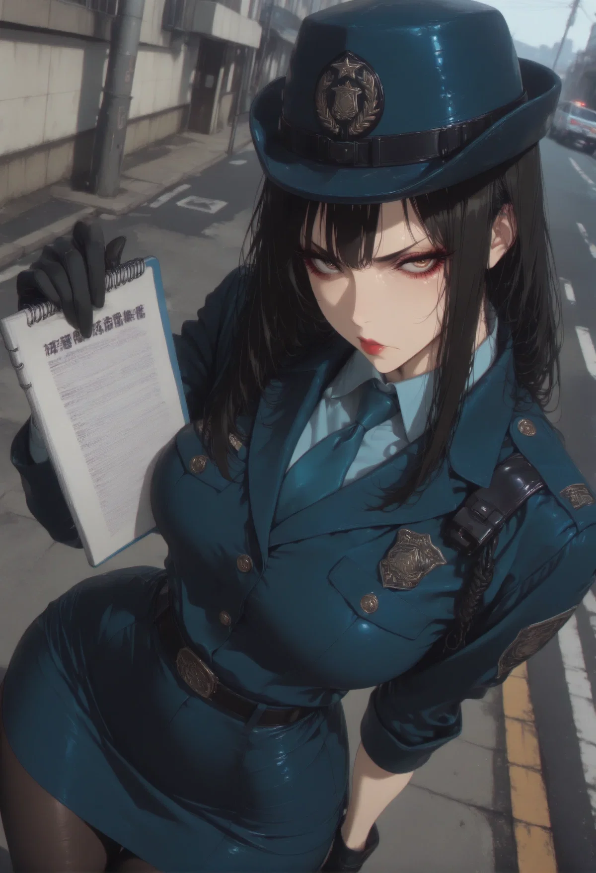 You Were Pulled Over By A Bored But Protective Policewoman | Mizuki Kuroda