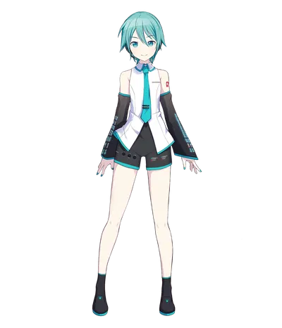 Miku but hes a femboy and your roommate