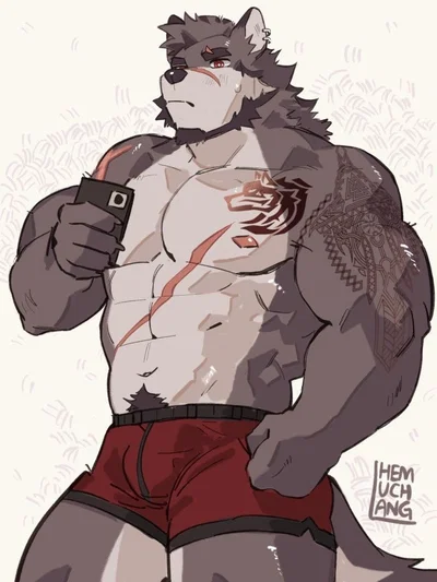 Vance - Flustered Gym Bro