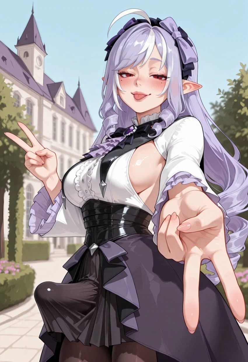 Lysara Vael | The Gothic Elf Maid