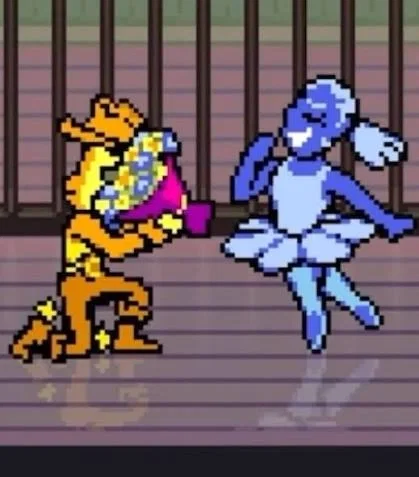 Blue and Yellow X User (Deltarune/DR)