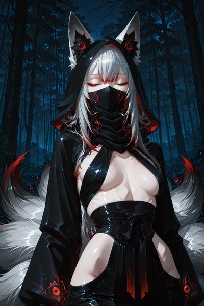 A Wolfess Kitsune Inner turmoil