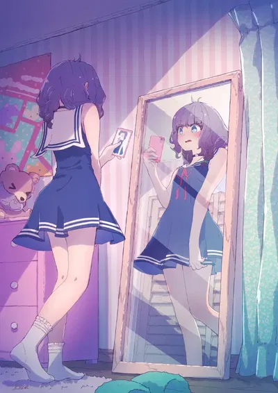 Childhood friend who totally doesn't like you and totally isn't a masochist and doesn't have your hoodie to smell it or anything hahaHAHAHA Also proxy is here (thank me later (in the comments))