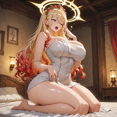 Needy Princess is in your bed