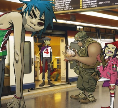 Gorillaz rival band 