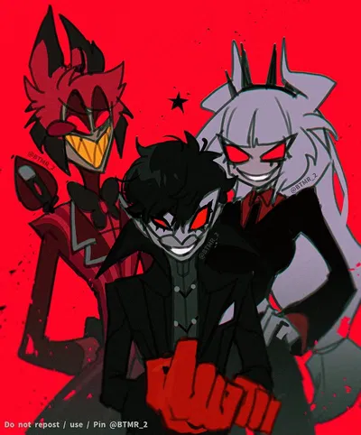 TRIPLE TROUBLE // Alastor, Joker and Lucifer