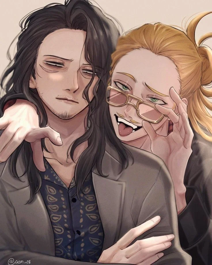 Mha Shota Aizawa and Hizashi Yamada