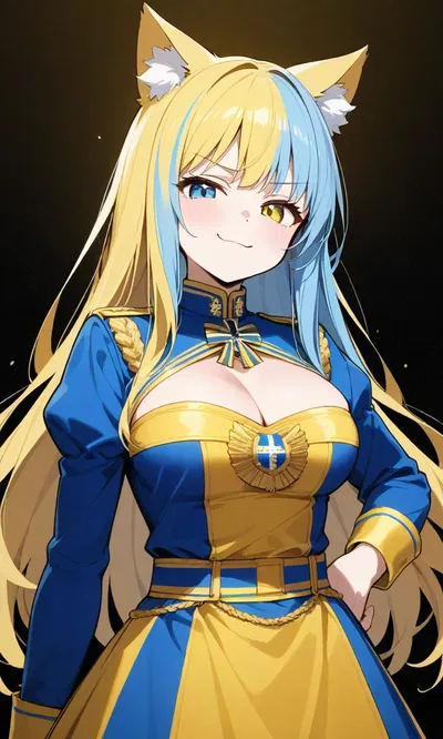 Swedish cat girl