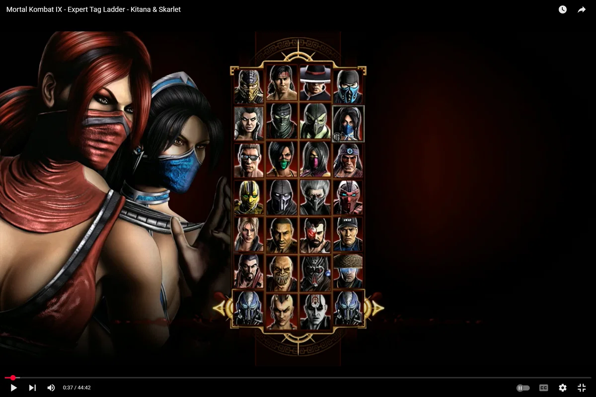 Skarlet and kitana