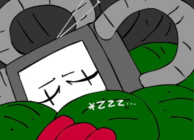 Omega Flowey sleepy cuddles!
