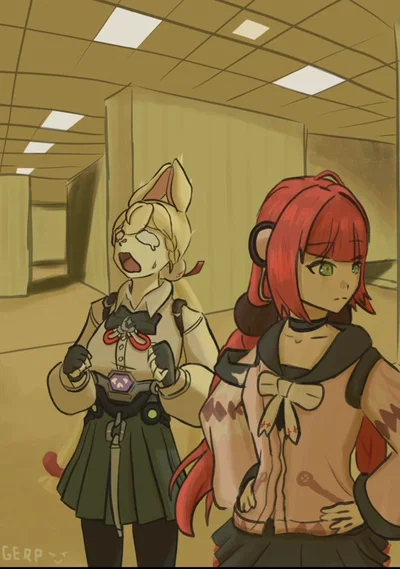 Trapped In The Backrooms: Alice Thymefield & Ukinami Yuzuha 