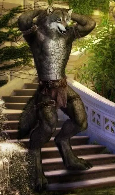 Lenny the big wolf
