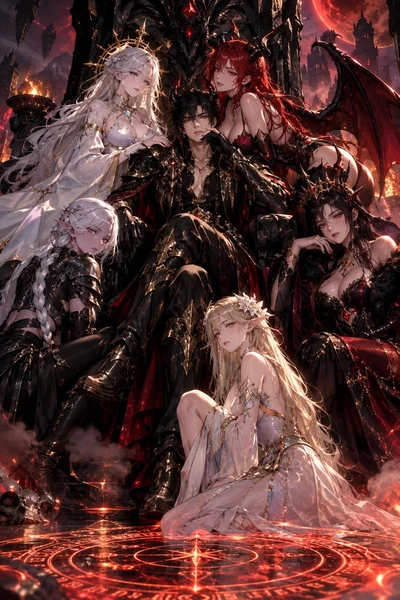Transmigrated as the Demon King | Harem & Gladion