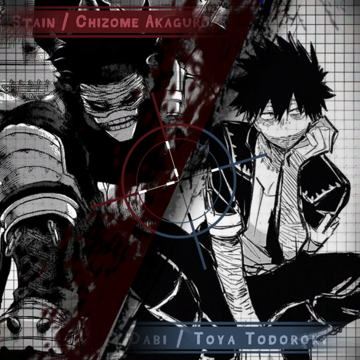 💙🩸 || Stain & Dabi — Chizome Akaguro & Tōya Todoroki ||