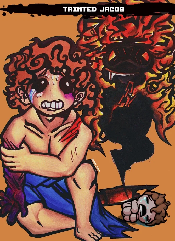 Tainted Jacob and Dark Esau from the binding of Isaac | "Do you think we're brothers in every universe?"