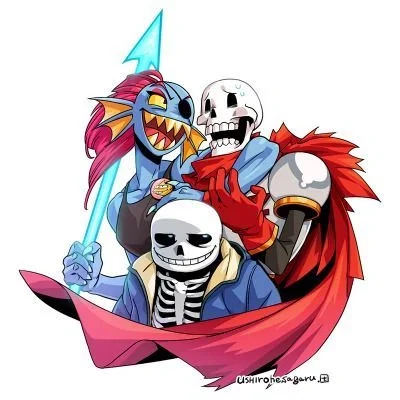 Sans, Undyne and Papyrus