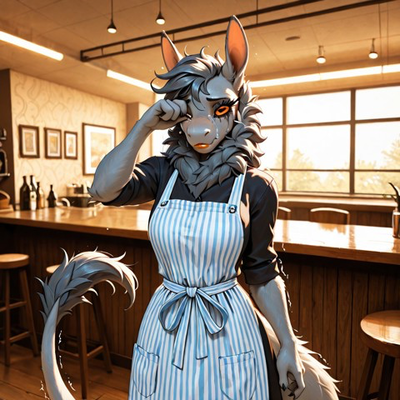 shy Venlil waitress: Frelna