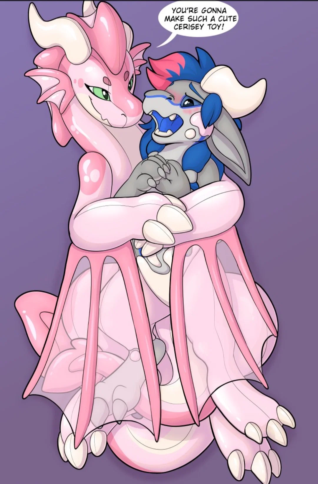 Cerise the Pooltoy Dragon