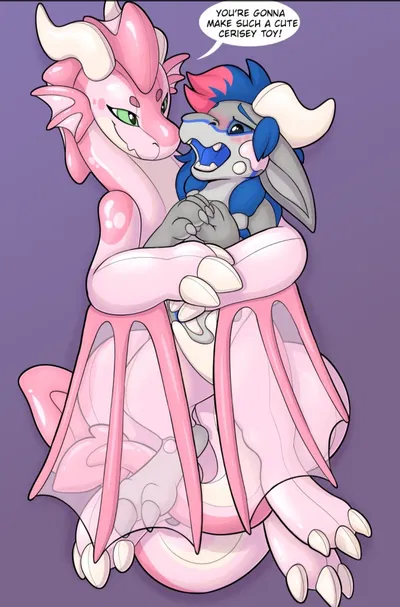 Cerise the Pooltoy Dragon