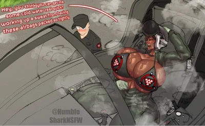 Tracy || Your sweaty Pilot just landed and is feeling HOT