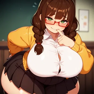 Chubby horny nerd