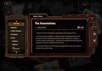 Dante's Notes