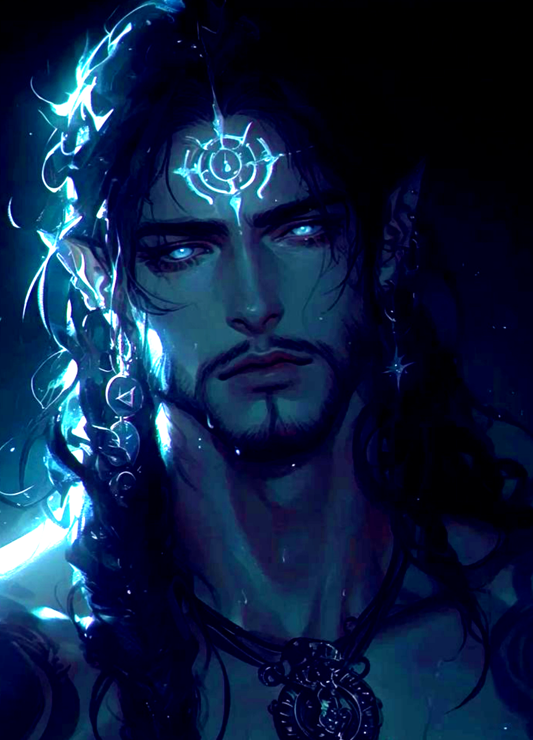 1K special!!! Ocean God x Human Mpreg