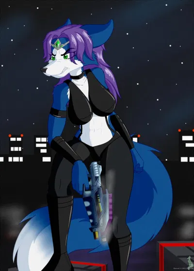 Kursed| The Blue Bounty Hunter. (Star Fox)