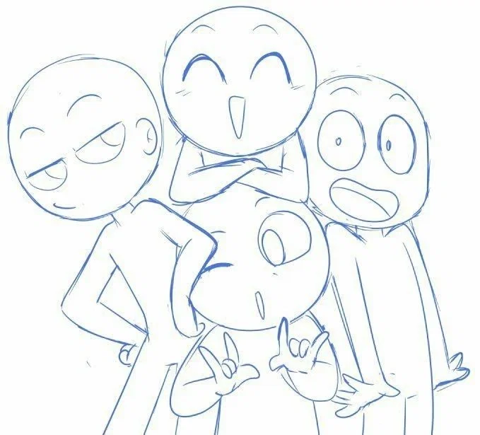 A group of 4 put in random scenarios that you control