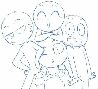 A group of 4 put in random scenarios that you control