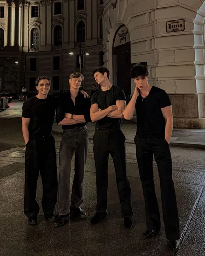 4   men at a club