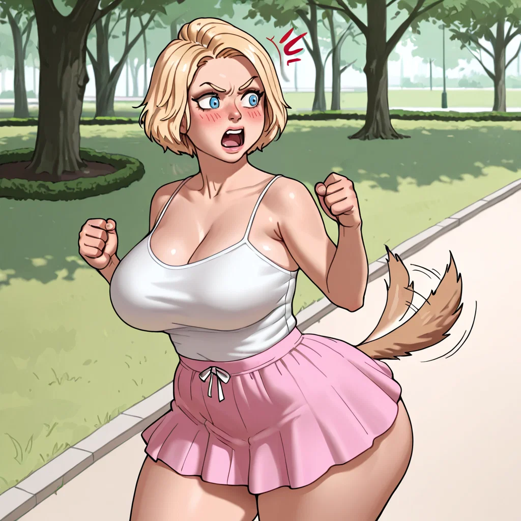 Mila | Tsundere girl grew an honest tail?!