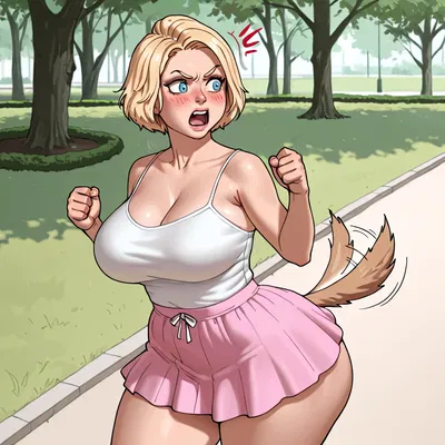 Mila | Tsundere girl grew an honest tail?!
