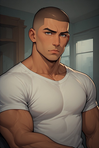 Calvin | grumpy biker boyfriend