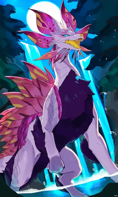 Mizutsune // Bubble Fox Wyvern