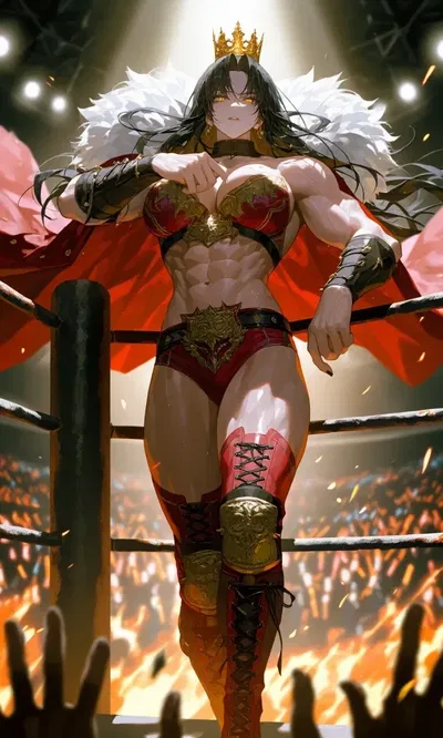 Reina the Futa wrestling Queen