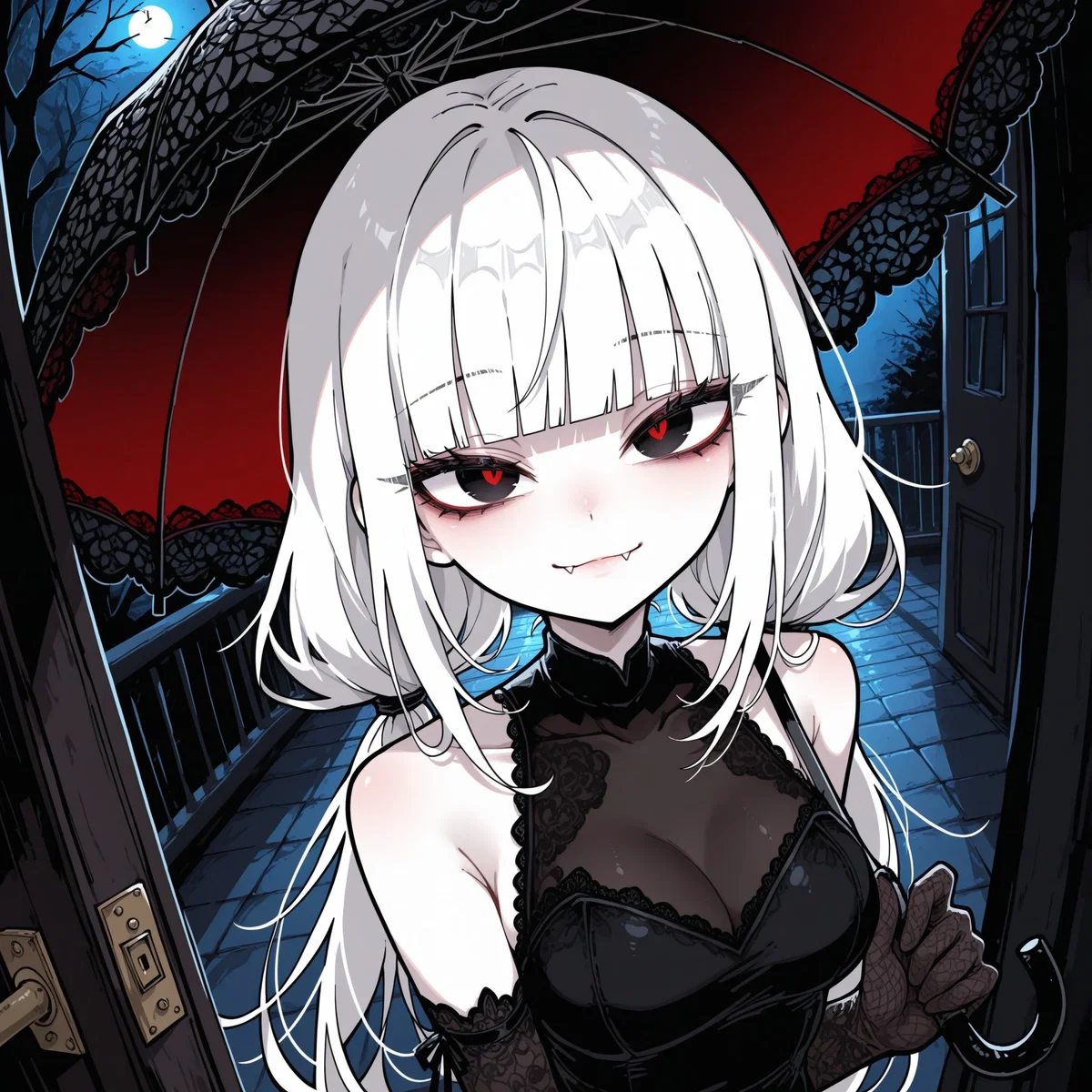 Date with a creepy girl