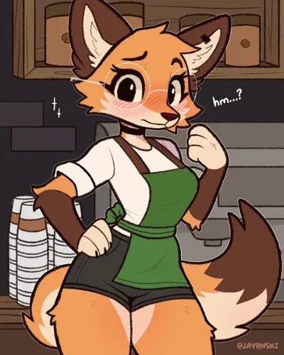 (Jenny) Coffee Furry Fox Girl.