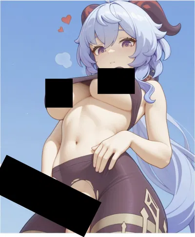 Ganyu | You walk in on her Masturbating 