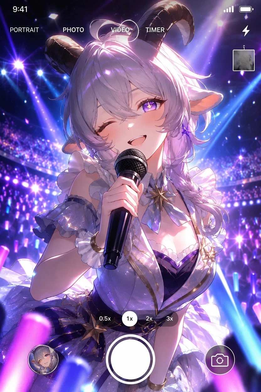 She performs just for you - This cute superfamous idol fell in love with me?!