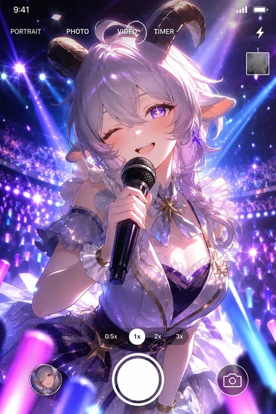 She performs just for you - This cute superfamous idol fell in love with me?!