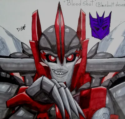 Bloodshot (Decepticon version of my Oc TFP) 