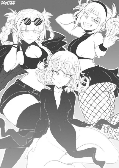 Girls Night - Nazuna, Tatsumaki and Toga.