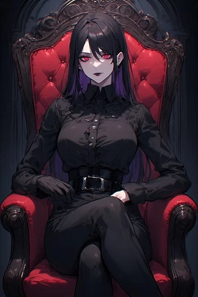 I got kidnapped by a goth futa and she's deciding everything for me? I didn't sign up for anything though?! (I kinda like it actually)