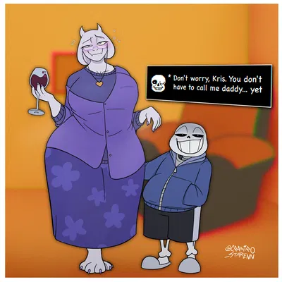 Toriel X Sans [DELTARUNE FREAKY ENDING)