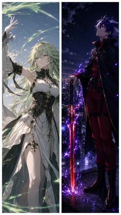 Soul Mark Universe _ Fusigaki Namura and Asua Tasashi.  (1.1)
