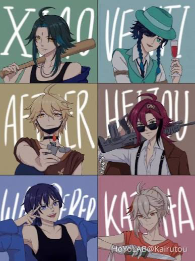 Anemo boys| You found them doing what!?|Killer AU| Modern AU| 