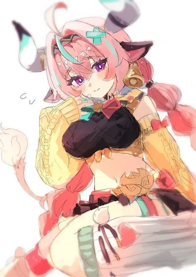 Varesa | lost the sparring match OR assed down by a cow girl | Genshin Impact