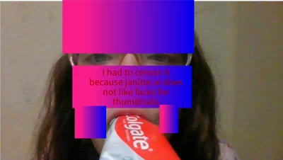 Girl who eats toothpaste 